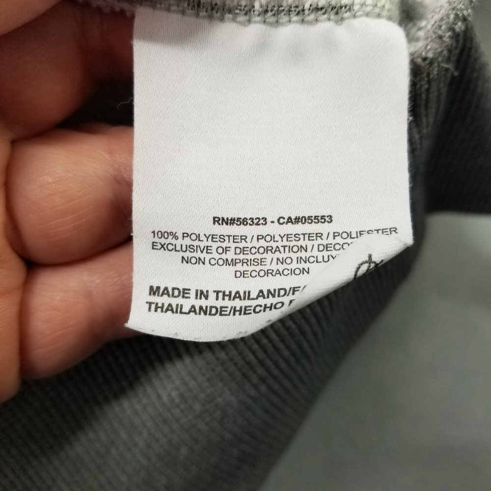 Nike Hoodie Womens Size XL Full Zip Just Do It Spell Out Jacket Fleece Swoosh - Picture 8 of 10